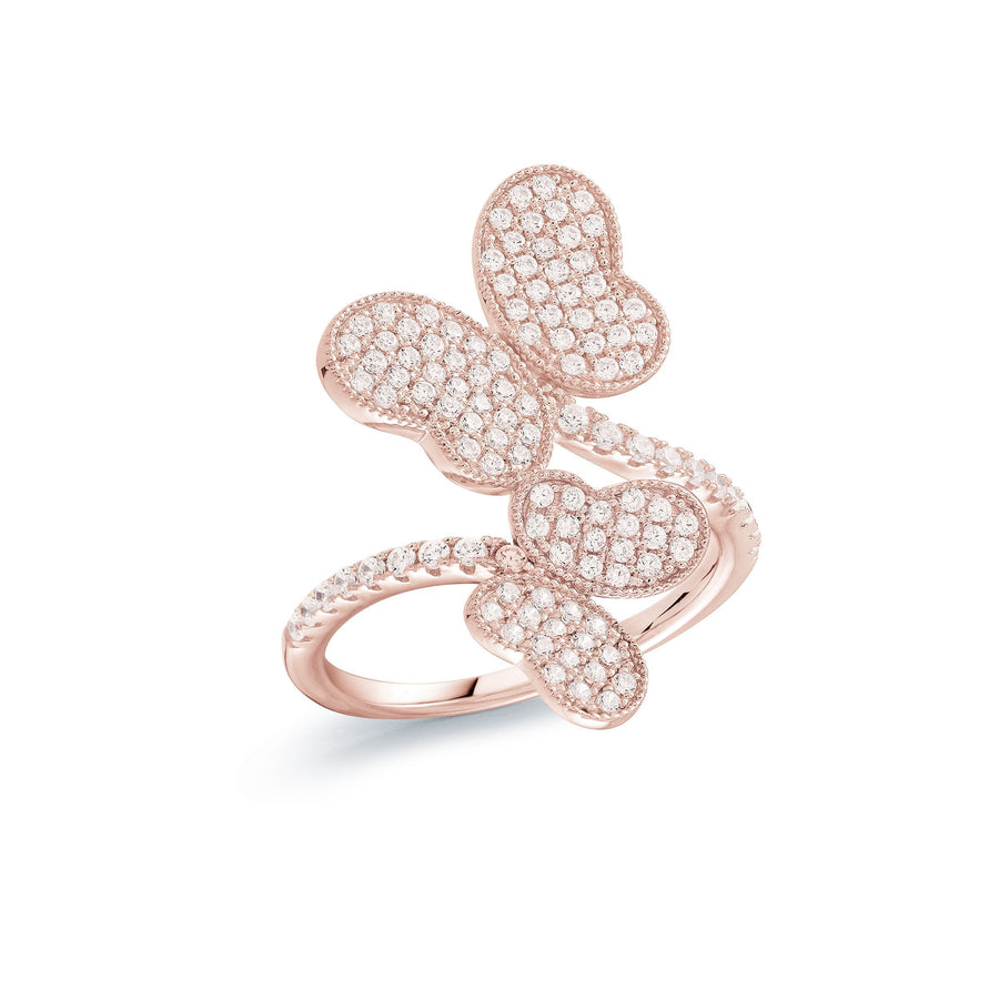 Double butterfly ring