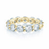 Eternity ring with a full circle of round brilliant