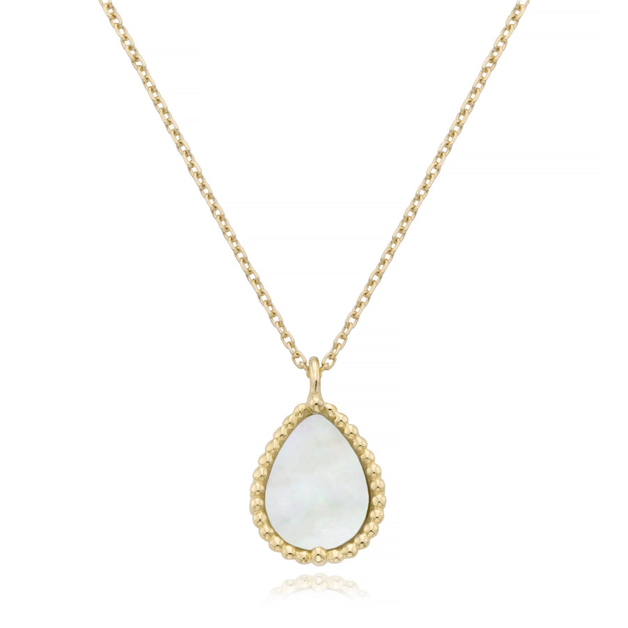 Pear Mother of pearl necklace