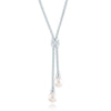 Pearls Lariat Necklace