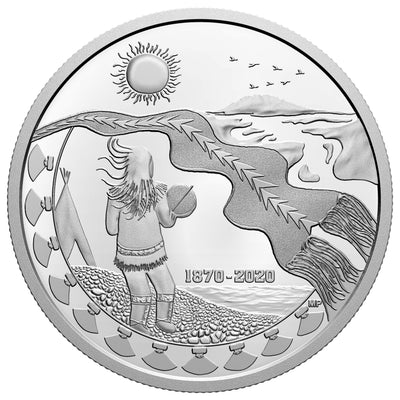 150th Anniversary of Northwest Territories - 2020 Canada 2 oz Pure Silver Coin - Royal Canadian Mint
