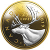 Twenty-Five Cent (25c) - Big Coin Series - 2019 Canada Pure Silver Reverse Gold Plating - Royal Canadian Mint