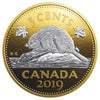 Five Cent (5c) - Big Coin Series - 2019 Canada Pure Silver Reverse Gold Plating - Royal Canadian Mint