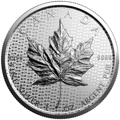 30th Anniversary of The Silver Maple Leaf - 2018 Canada 1 oz Pure Silver 2-Coin Set - Royal Canadian Mint