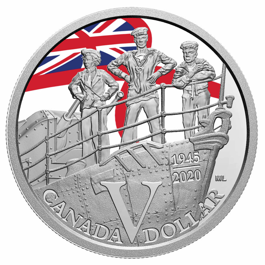 75th Anniversary of V-E Day - 2020 Canada Pure Silver Proof Set - Royal Canadian Mint