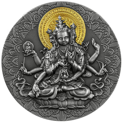 2020 - Ancient Buddha 2 oz Silver Coin - Mint of Poland - Cameroon - 2000 Francs CFA