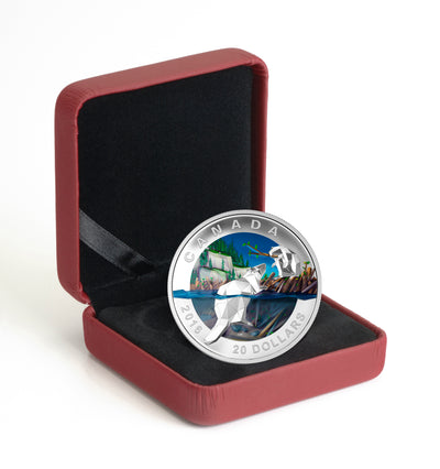 Beaver - Geometry In Art - 2016 Canada 1 oz Pure Silver Coin - Royal Canadian Mint