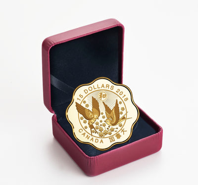 Blessings of Harmony - 2018 Canada Pure Silver Gold Plated Coin - Royal Canadian Mint