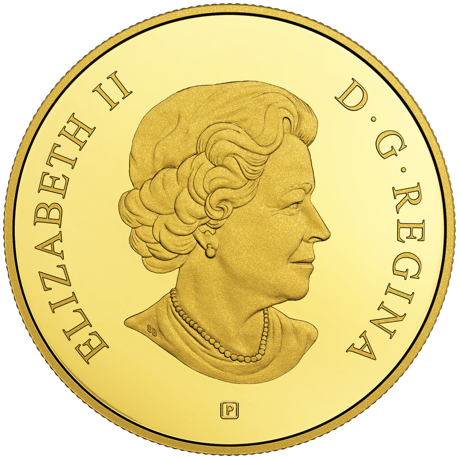 Borealia - A Modern Allegory - 2018 Canada 1 oz Pure Silver Gold Plated Coin - Royal Canadian Mint