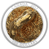 Cougar - Sculpture of Majestic Canadian Animals - 2017 Canada Pure Silver Gold Plated Coin - Royal Canadian Mint