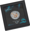 2020 - Diplocaulus 1 oz Silver Coin - Evolution of Life - Mongolia - Coin Invest Trust