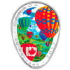Hot Air Balloons - 2017 Canada 1 oz Pure Silver Coloured Coin - Royal Canadian Mint