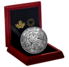 Maple Leaves In Motion - 2018 Canada 5 oz Pure Silver Convex Coin - Royal Canadian Mint
