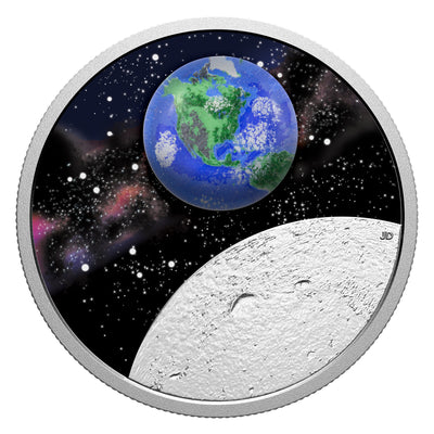Mother Earth: Our Home - 2020 Canada 1 oz Pure Silver Glow In The Dark Coin - Royal Canadian Mint