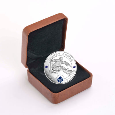 NHL Goalies: Johnny Bower Toronto Maple Leafs - 2015 Canada Pure Silver Coin - Royal Canadian Mint