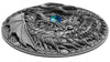 2019 - Norse Dragon - Dragon Series - 2 oz Silver Coin - Ultra High Relief - With Azurite Insert - Niue