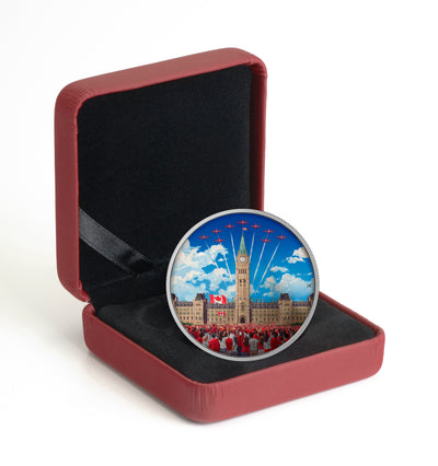 Parliament Building - Celebrating Canada - 2017 Canada 2 oz Pure Silver Coin Glow In The Dark - Royal Canadian Mint