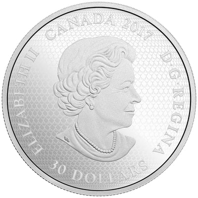 Parliament Building - Celebrating Canada - 2017 Canada 2 oz Pure Silver Coin Glow In The Dark - Royal Canadian Mint