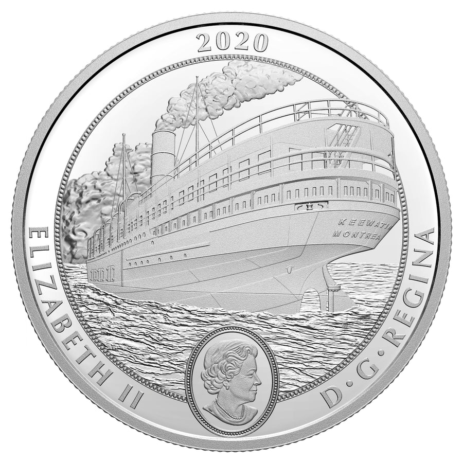 SS Keewatin - 2020 Canada 2 oz Pure Silver Coin - Royal Canadian Mint