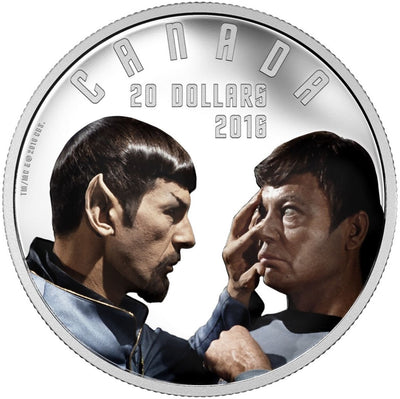 Star Trek™: Mirror, Mirror - 2016 Canada 1 oz Pure Silver Coloured Coin  - Royal Canadian Mint