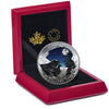 Moonlit Tranquility - Nature's Light Show - 2018 Canada 5 oz Pure Silver Glow In The Dark Coin - Royal Canadian Mint
