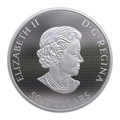 The Bumble Bee and The Bloom - 2019 Canada 5 oz Pure Silver Coin - Royal Canadian Mint