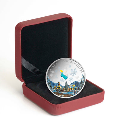Venetian Glass Angel - 2016 Canada 1 oz Pure Silver Coin - Royal Canadian Mint