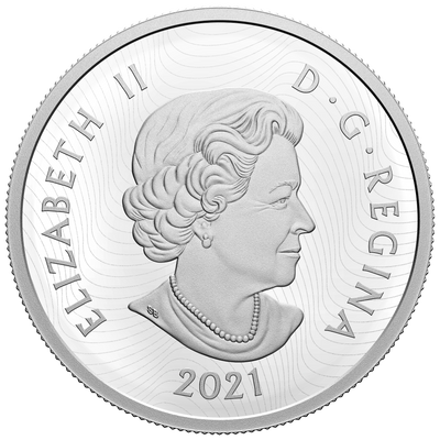 White-Tailed Deer - Imposing Icons - 2021 Canada 2 oz Silver Coin - Royal Canadian Mint