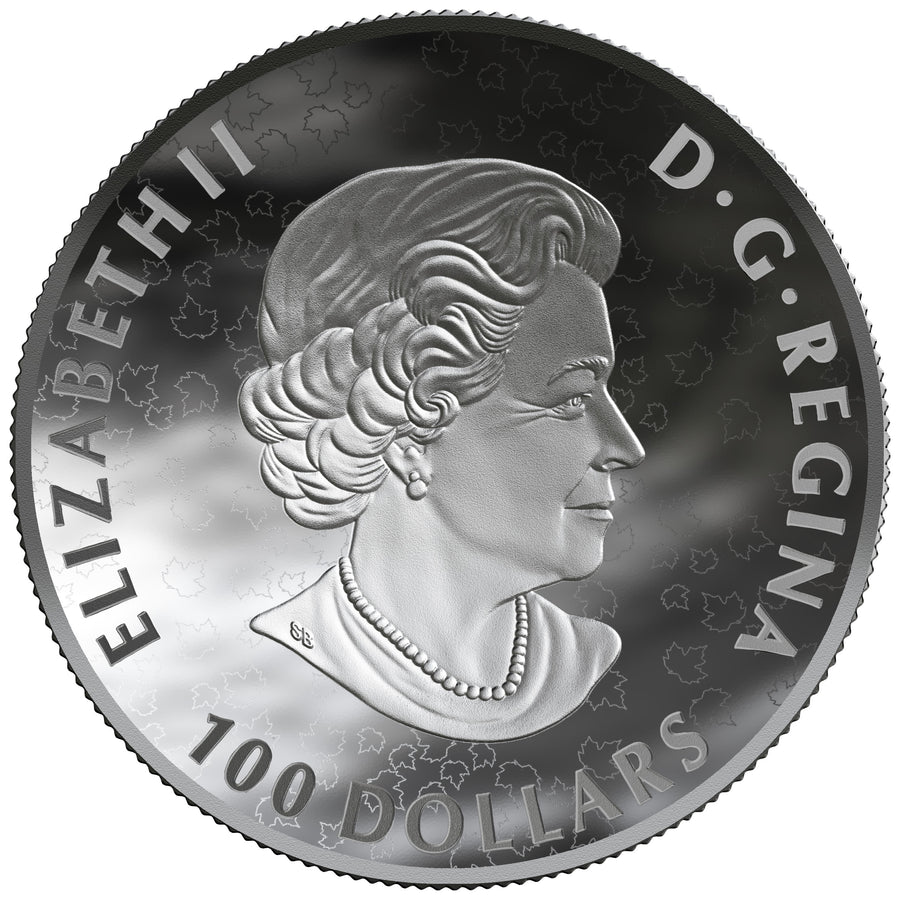 Wolves - Nature's Grandeur - 2019 Canada 10 oz Pure Silver Double-Concave Coin - Royal Canadian Mint